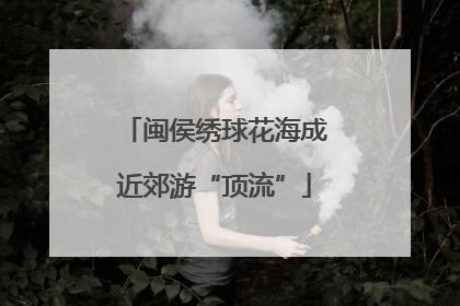 闽侯绣球花海成近郊游“顶流”