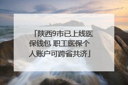陕西9市已上线医保钱包 职工医保个人账户可跨省共济