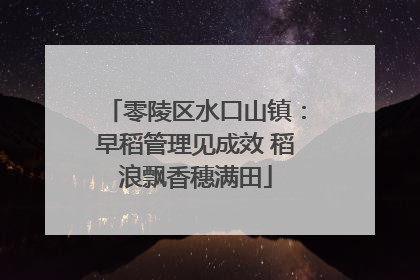 零陵区水口山镇：早稻管理见成效 稻浪飘香穗满田