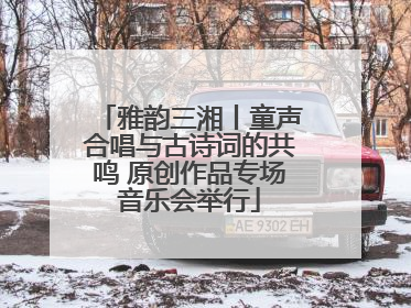雅韵三湘丨童声合唱与古诗词的共鸣 原创作品专场音乐会举行