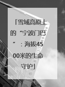 雪域高原上的“宁波门巴”：海拔4500米的生命守护
