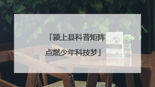 颍上县科普矩阵点燃少年科技梦