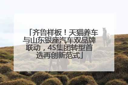齐鲁样板！天猫养车与山东银座汽车双品牌联动，4S集团转型首选再创新范式