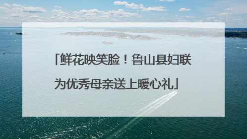 鲜花映笑脸！鲁山县妇联为优秀母亲送上暖心礼