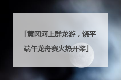 黄冈河上群龙游，饶平端午龙舟赛火热开桨