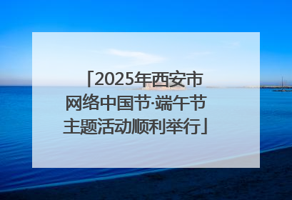 2025年西安市网络中国节·端午节主题活动顺利举行