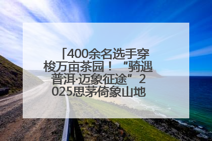 400余名选手穿梭万亩茶园！“骑遇普洱·迈象征途”2025思茅倚象山地自行车赛圆满举行